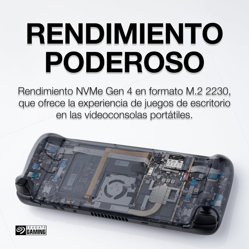 Disco Duro Seagate FireCuda 520N 2TB SSD M.2 PCI Express 4.0 NVMe