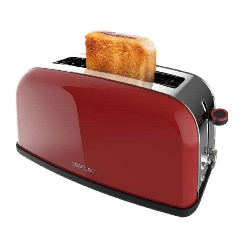 Tostador Cecotec Toastin' time 850 Red Long Lite 850W Ranure Longue Rouge