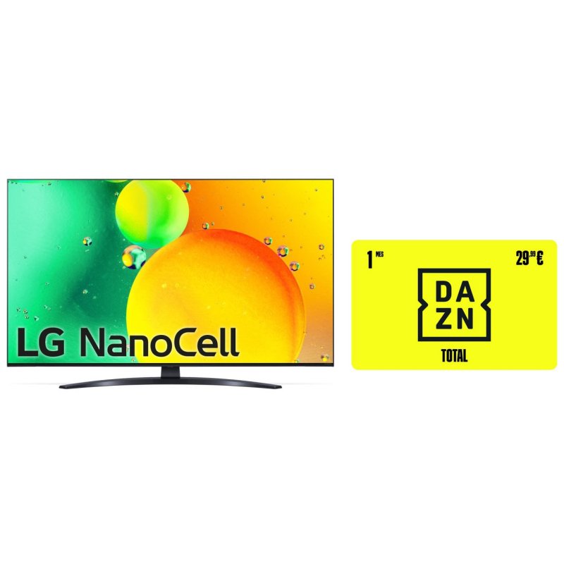 TV NanoCell 75 (190,5 cm) LG 75NANO766QA, 4K UHD, Smart TV, HDR 10 Pro,  Dolby Digital