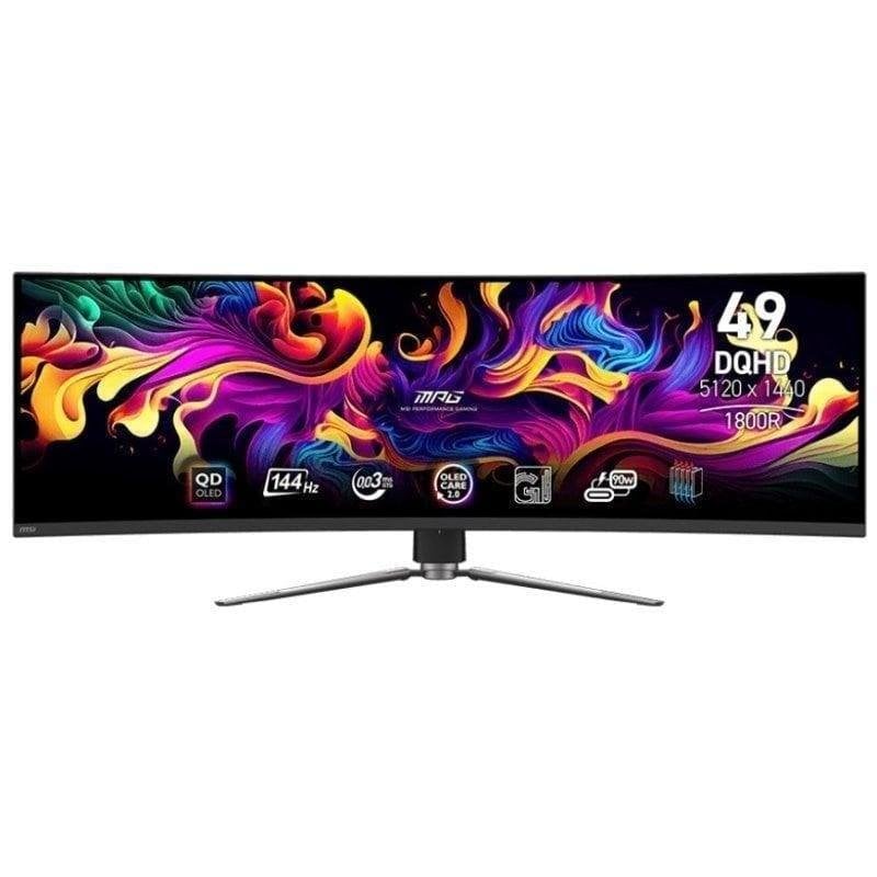 Écran PC MSI MPG 491CQP QD-OLED 49" Dual QHD 144Hz QD-OLED incurvé USB-C 0,03ms
