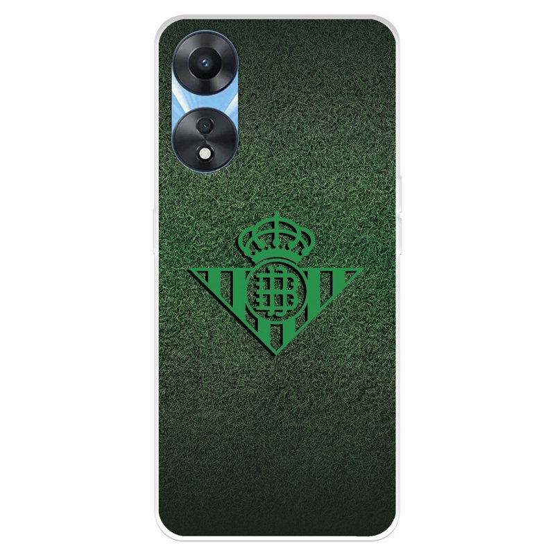 Capa Licença Oficial Real Betis Balompié Escudo Verde Fundo Trama Para Iphone 7 Plus