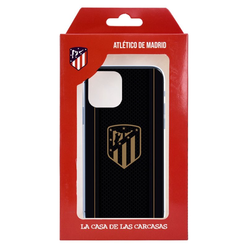 Custodia Ufficiale Atletico Madrid Per Xiaomi Redmi Note 10 5G - Cover Flessibile In Silicone Trasparente Con Scudo Del Club - 2