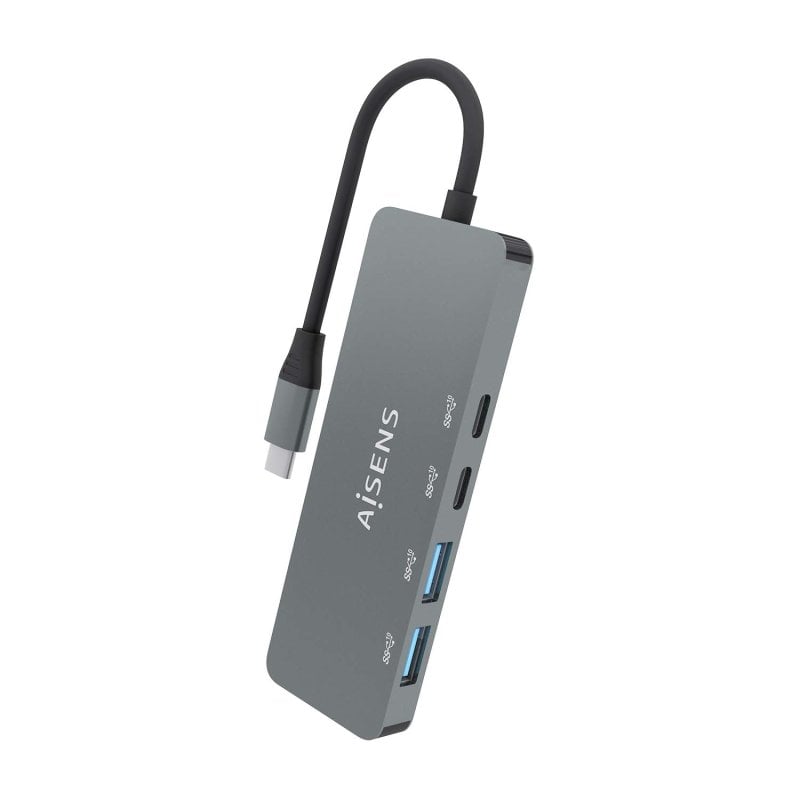 Hub USB Aisens Gris main image 1