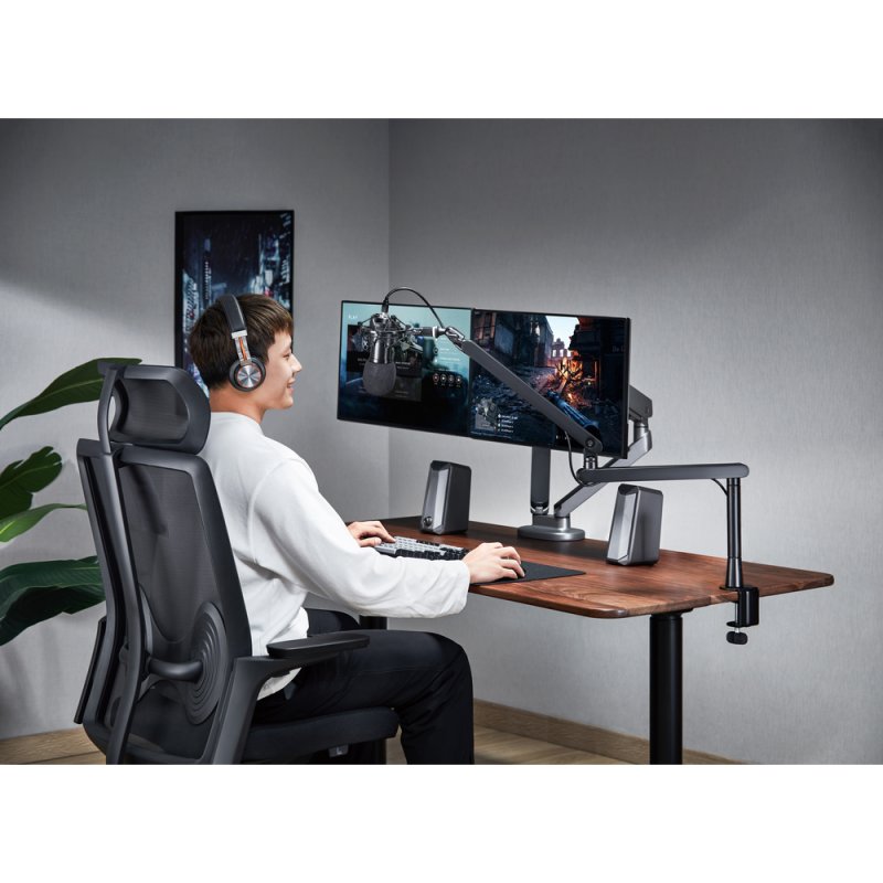 Support Micro Réglable 360° - 55 Cm, Compatible Smartphone Et Tablette, Idéal Pour Streaming Et Enregistrement - 6