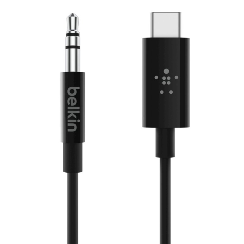 Belkin Cavo Audio da 3.5 con Connettore USB-C RockStar, Cavo da USB