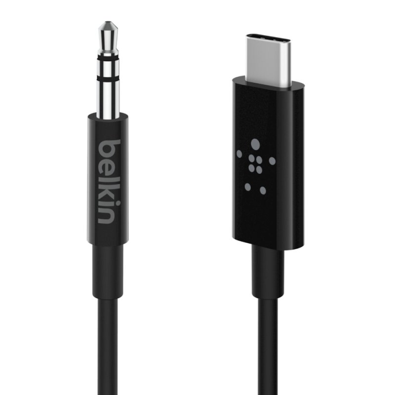 Belkin RockStar Lightning Audio & Charger Adapter For IPhone - Listen & Charge Simultaneously White