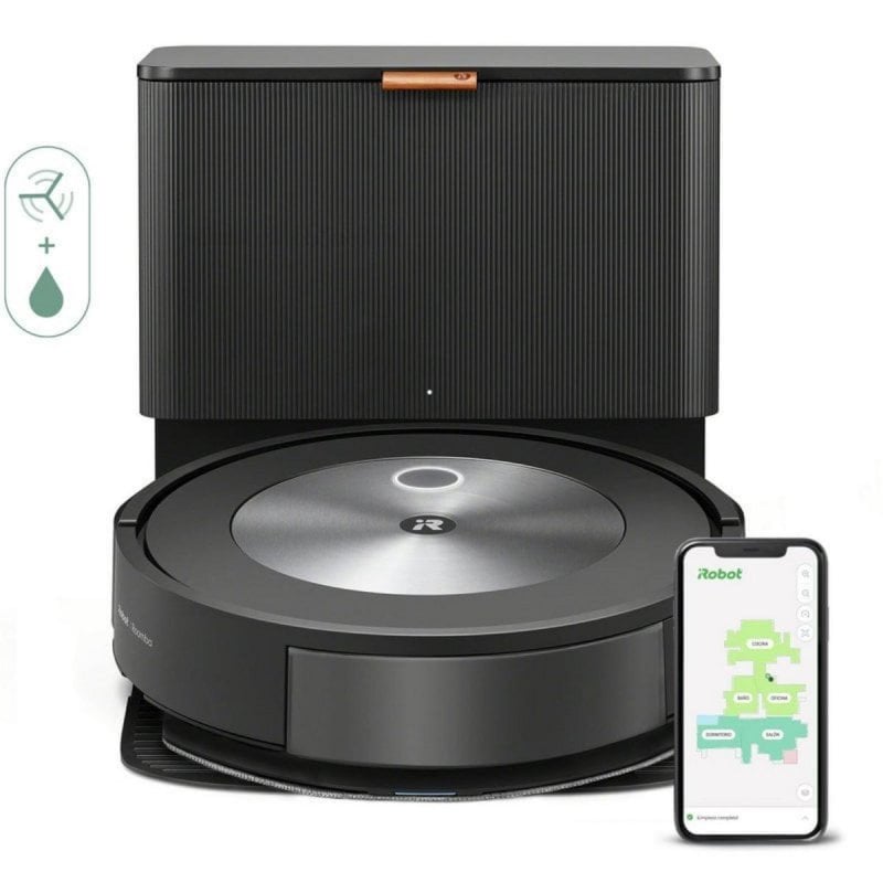 Aspirateur Robot Laveur iRobot Roomba Combo J557840 – 2 en 1, 0,36L, WiFi - vue 6