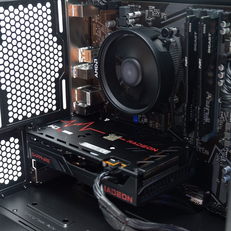 PcCom Lite AMD Ryzen 5 5500 / 16GB / SSD 1TB / RX 6600 + Windows 11 ...