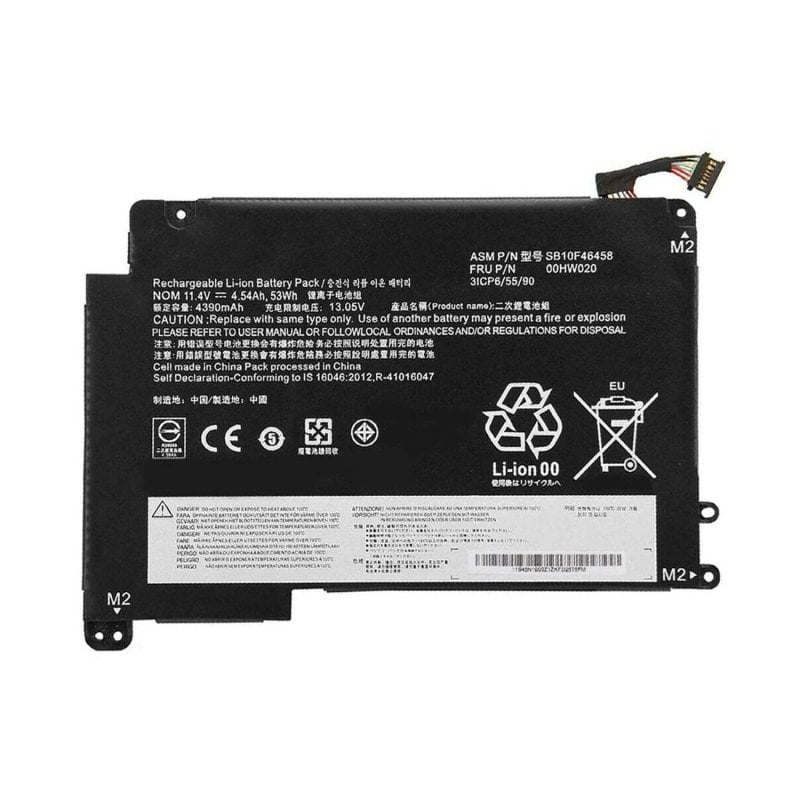 Batería Para Portátil Lenovo Thinkpad P40 Yoga 460 53whr 3c 00hw020 Sb10f46458