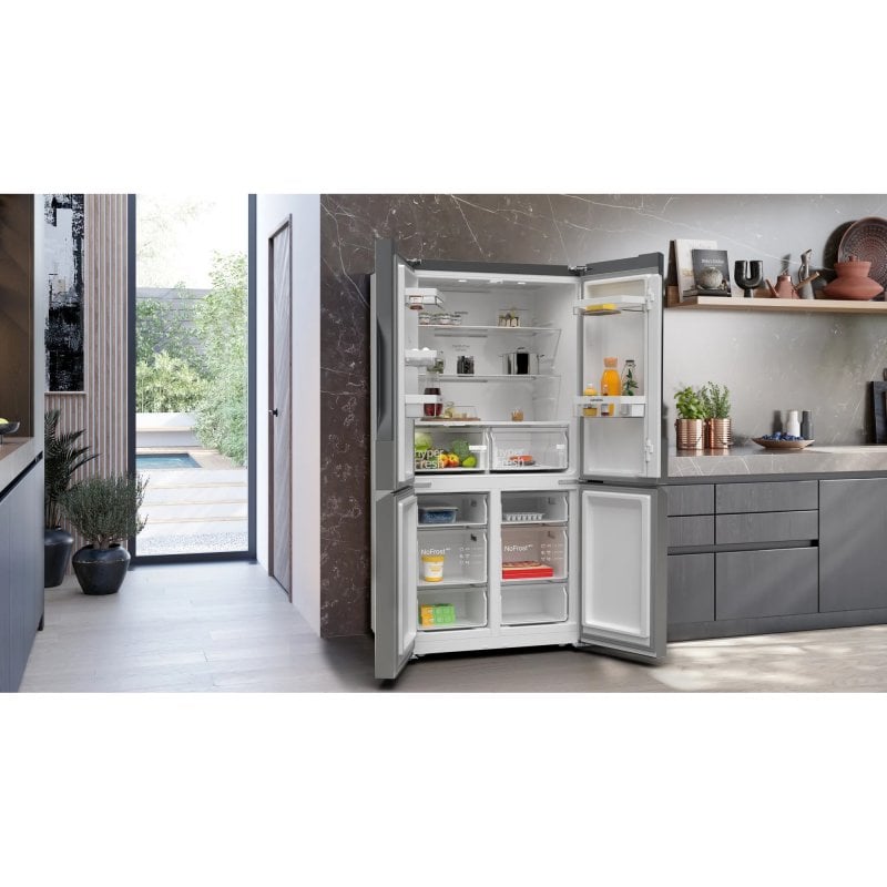 Siemens iQ300 KF96NVPEA Frigorífico Americano Side by Side E Acero