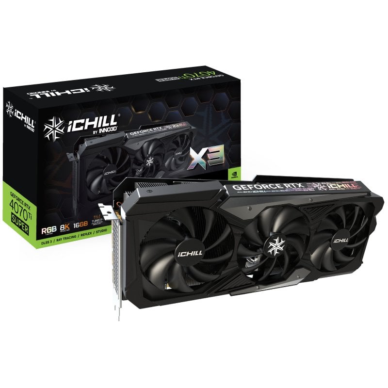 Inno3D GeForce RTX 4070 Ti SUPER ICHILL X3 16GB GDDR6X DLSS3