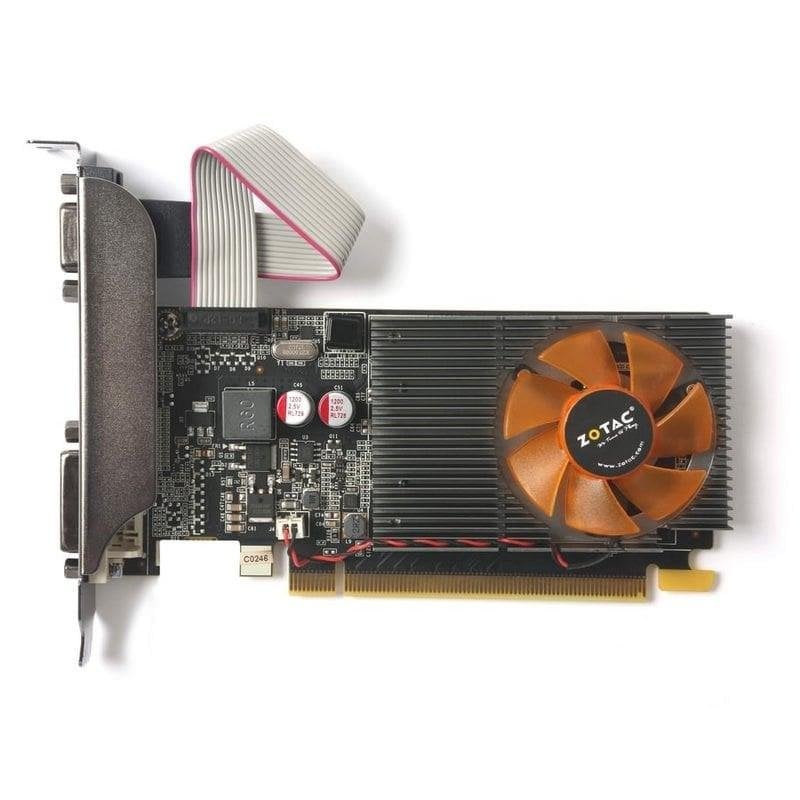 Tarjeta Gráfica Zotac GeForce GT 710 2GB GDDR3 Low Profile Tarjeta Gráfica Zotac GeForce GT 710 2GB GDDR3 Low Profile