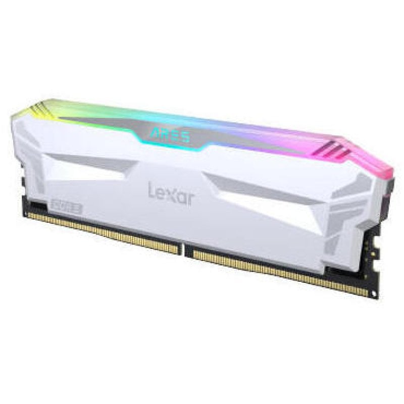 Lexar ARES RGB DDR5 6400Mhz 32GB 2x16GB CL32 Blanco | PcComponentes.com