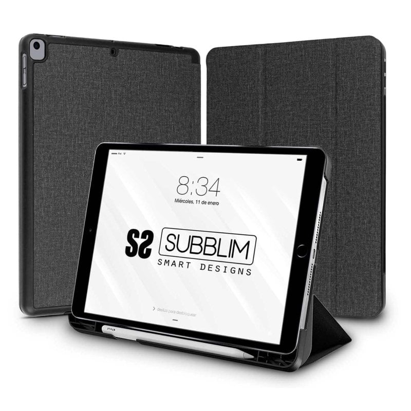 Subblim Funda Shock Case Negra para Apple iPad 10.2" (9/8/7 gen)