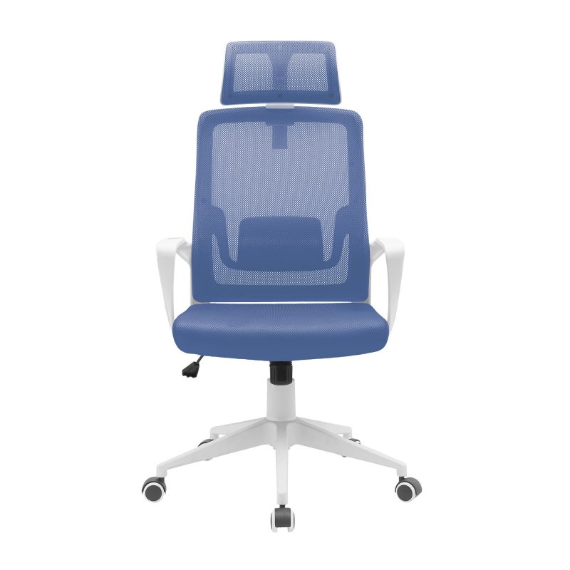 Sedia Gaming Mars Gaming MGC-X - Tessuto Traspirante, Schienale Reclinabile, Poggiapiedi Estensibile, Braccioli Dinamici, Blu