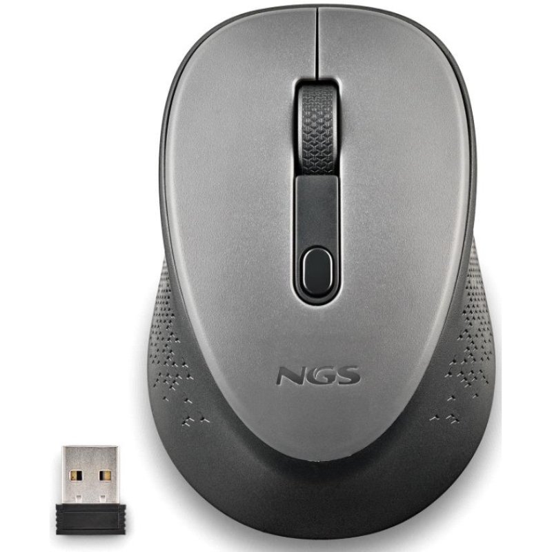 Souris Optique Sans Fil NGS Haze 800/1600 dpi Blanc Noir/Blanc