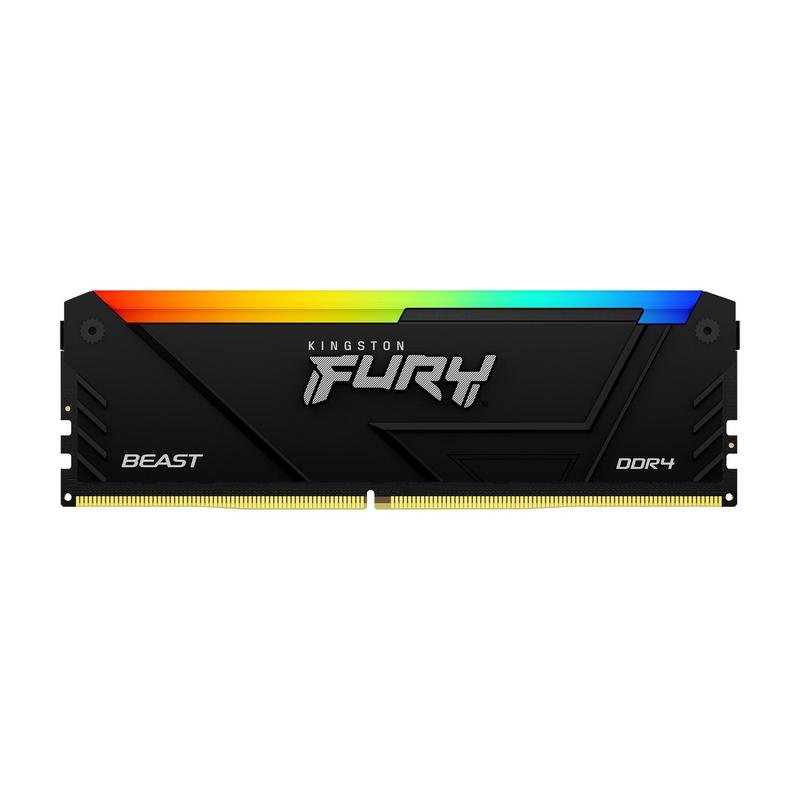 Memoria RAM Kingston FURY Beast RGB DDR4 3200MHz 32GB 2x16GB CL16