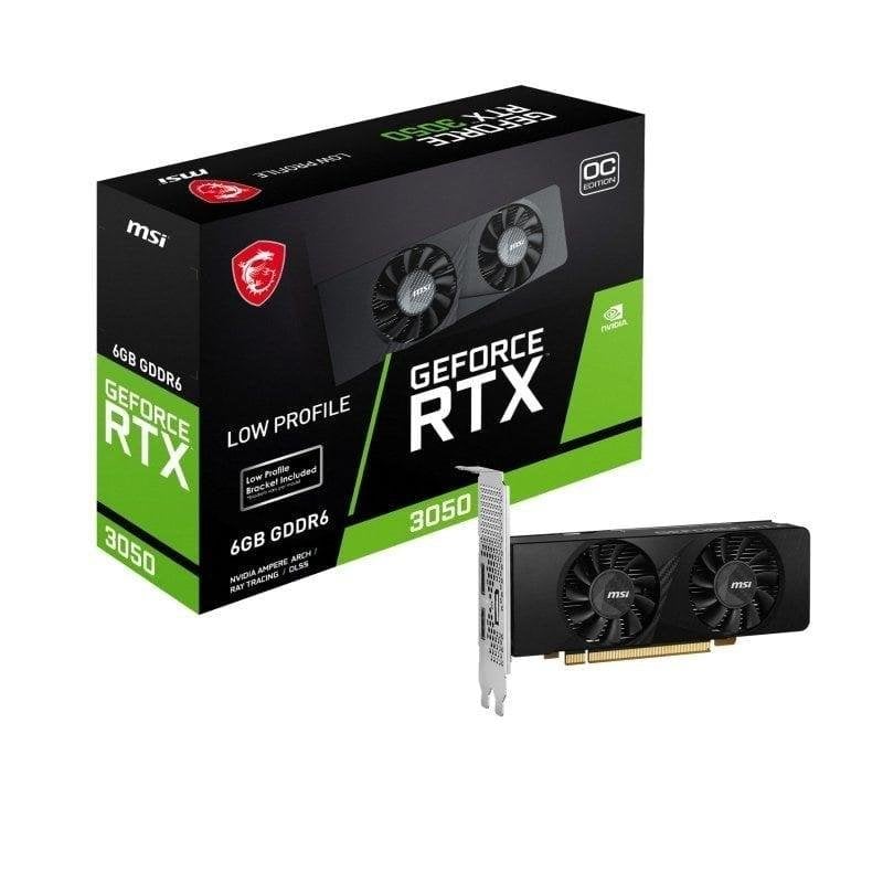 Carte Graphique MSI GeForce RTX 3050 LP 6G OC – 6 Go GDDR6