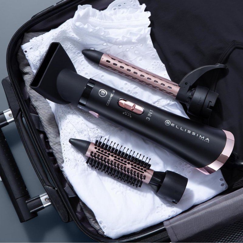 Bellissima Ceramic Air 11886 Secador en con Cepillo y