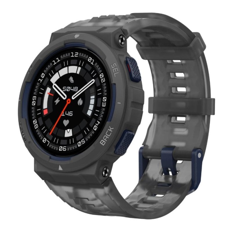 Amazfit Active Edge Bluetooth GPS 46mm TFT Noir Étanche 10ATM Cardio Sommeil Sport