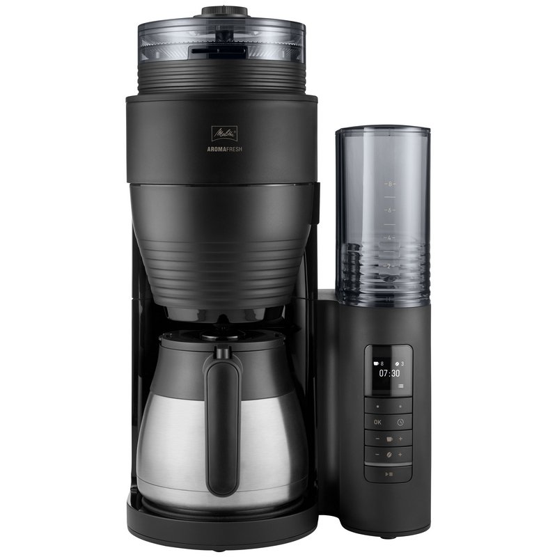 Image of Melitta AromaFresh Therm Pro Macchina per caffè americano con macinacaffè 8 tazze Nero cod079