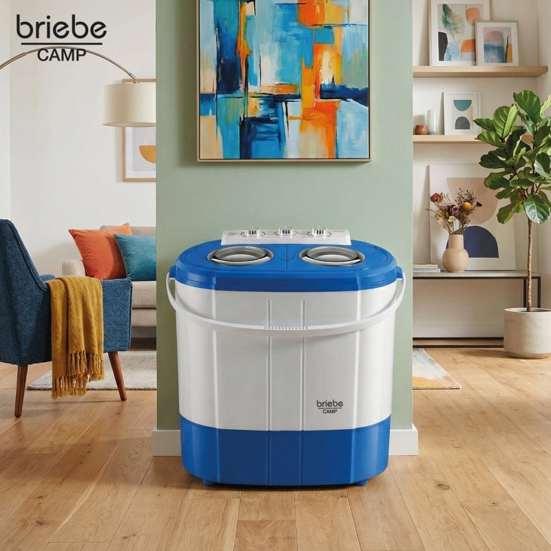 Mini Lave-Linge Briebe WM1140 – Portable, 3 Kg Lavage, 1 Kg Essorage