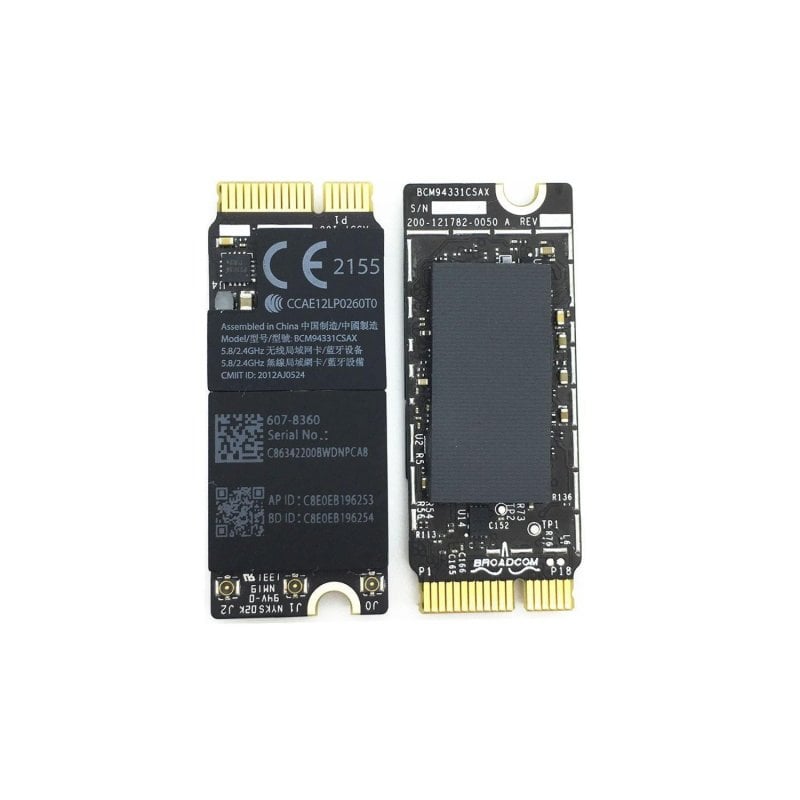 Image of Scheda Wireless AC Wifi e Bluetooth per laptop Apple MacBook Pro A1398 A1425 cod079
