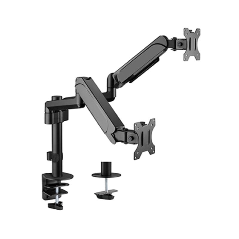 Image of Gembird MA-DA2P-01 supporto da tavolo per Tv a schermo piatto 81,3 cm (32") Nero Scrivania cod079