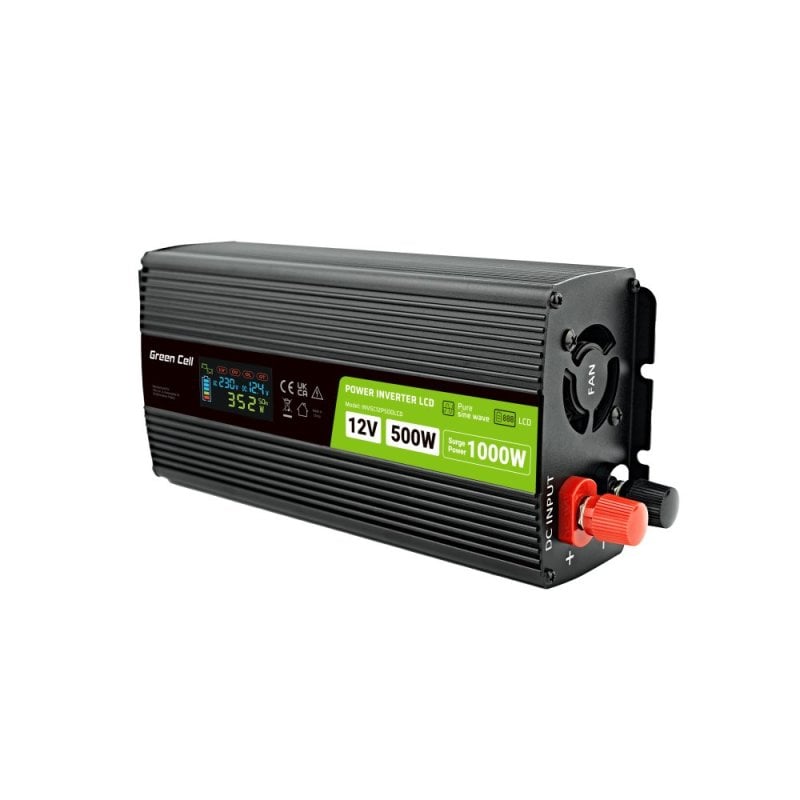 Image of Verde Cell Powerinverter Powerinverter con display LCD 10000W Nero