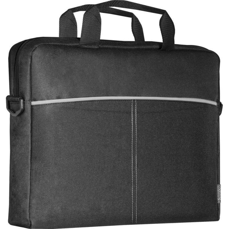 Notebooktasche Defender Lite 15.6 Zoll Schwarz Polyester Schultergurt