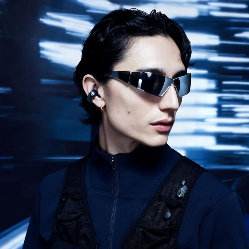 Cuffie Conduzione Ossea Auricolari E Cuffie Di Accelerometro Con