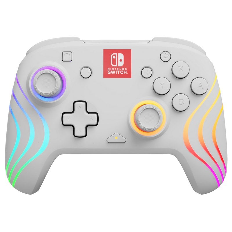 Image of PDP Afterglow Wave Controller wireless bianco per Nintendo Switch/OLED