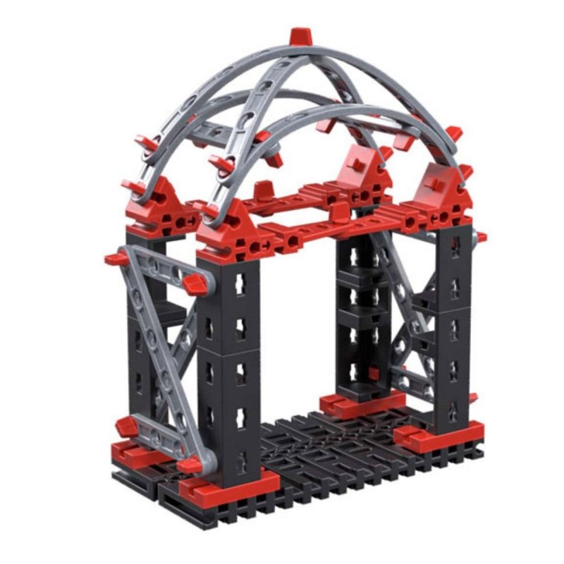 Fischertechnik PROFI Statics – Kit De Construcción Educativo Sobre Estática, 11 Modelos Como Torre Eiffel Y Puente De Londres, A Partir De 8 Años, Made In Germany