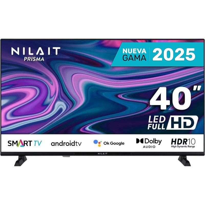 Image of Smart TV LED televisore Full HD senza cornice Nilait Prisma 40FC7002S