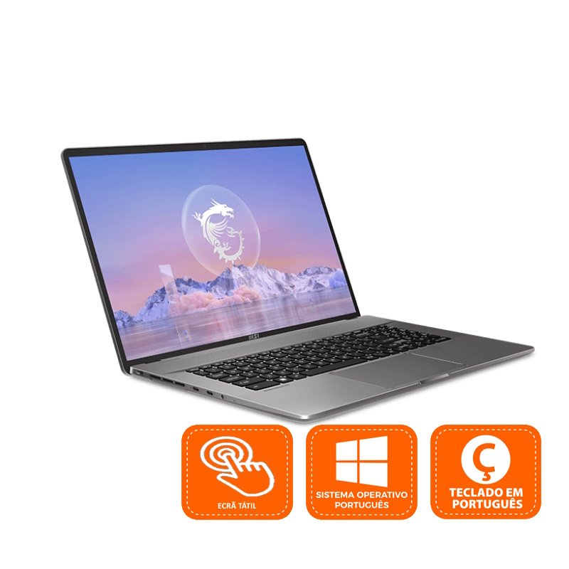 MSI Creator Z17 HX Studio A13VFT-081PT Intel Core i9-13980HX/32GB/1TB SSD/RTX4060/17'' Tátil (PT)