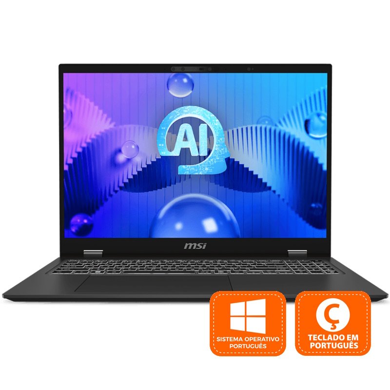 MSI Prestige 16 AI Studio B1VFG-084PT Intel Core Ultra 7 155H/32GB/1TB SSD/RTX 4060/16'' (PT)