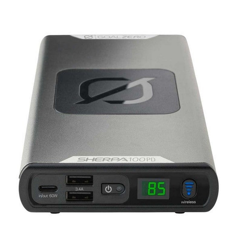 Image of Powerbank Goal Zero Sherpa 100PD 25600mAh 94,7Wh USB-C PD 60W con ricarica wireless Qi