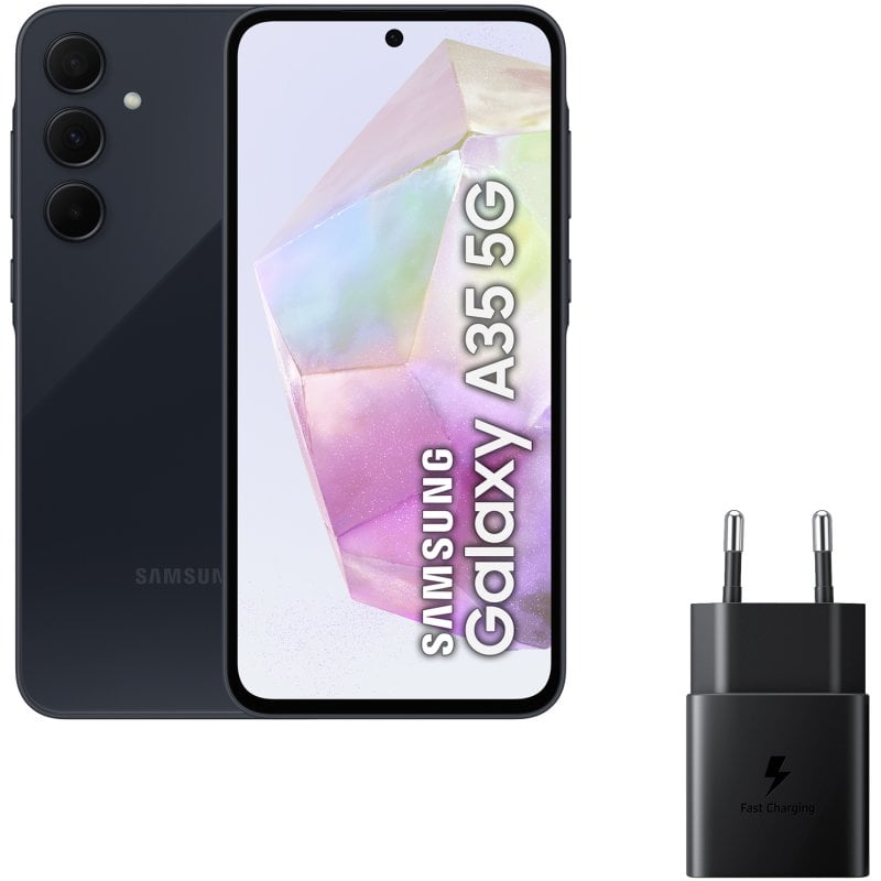 Image of Samsung Galaxy A35 5G 8/256GB Nero Gratis + Caricabatterie cod079
