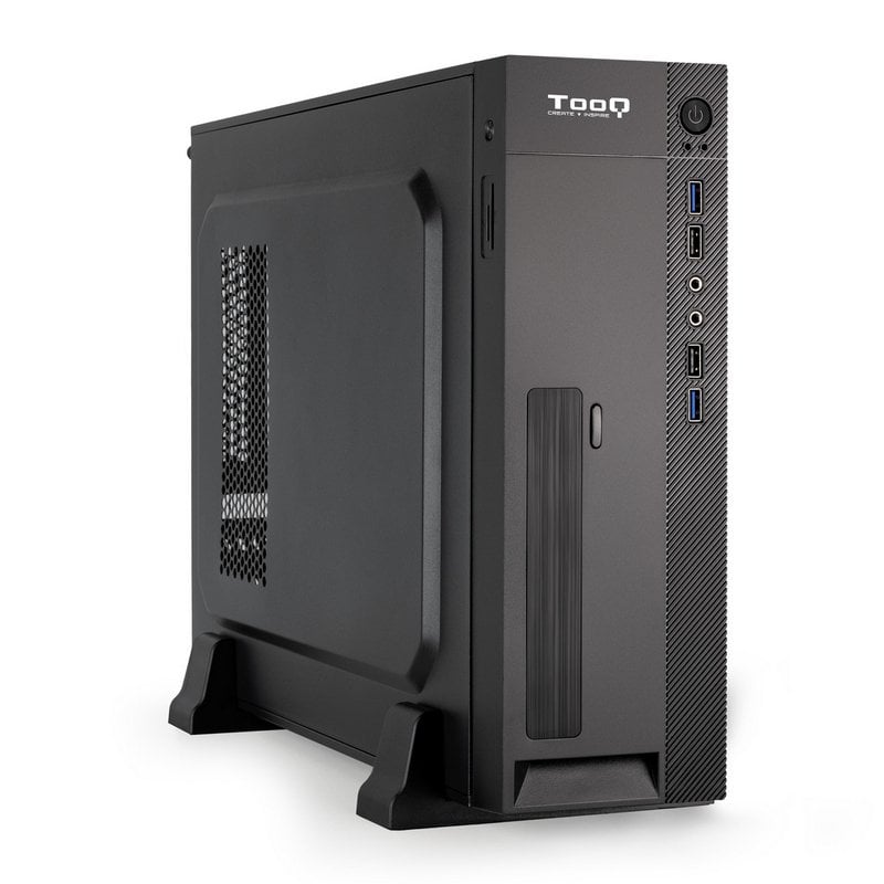 Image of TooQ TQC-3008U3CD Micro Tower USB 3.0 Nero + Alimentatore SFX 500W