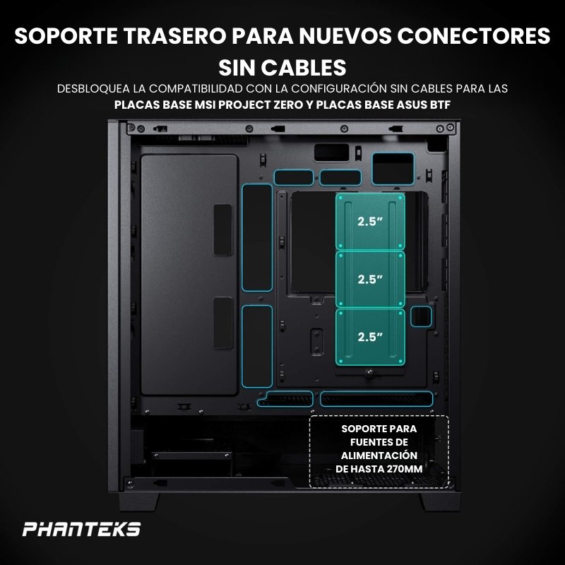 Phanteks XT Pro Case Gaming Mid-Tower - Vetro Temperato, Mesh Frontale, Supporto E-ATX