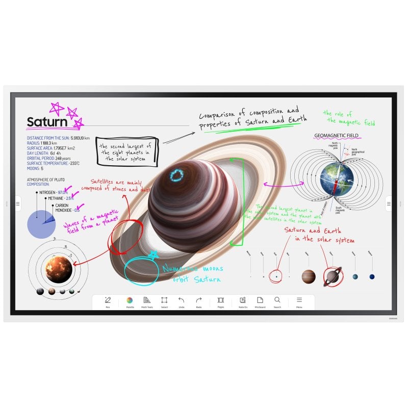 Image of Samsung Flip Pro WM55B 55" LCD VA Display interattivo UltraHD 4K Touchscreen