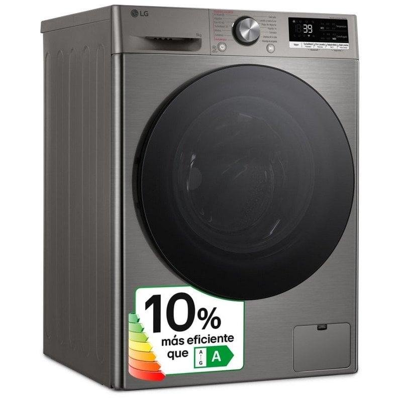 Lg Lavadora De Carga Frontal F4wr7009ags 9 Kg 1360 Rpm Inox A - Imagen 3