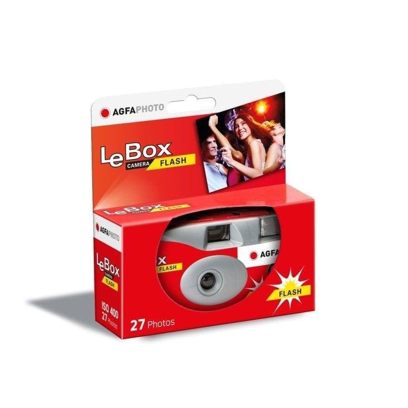 Cámara Analógica Agfaphoto LeBox Desechable Flash 31mm 27 Expositions