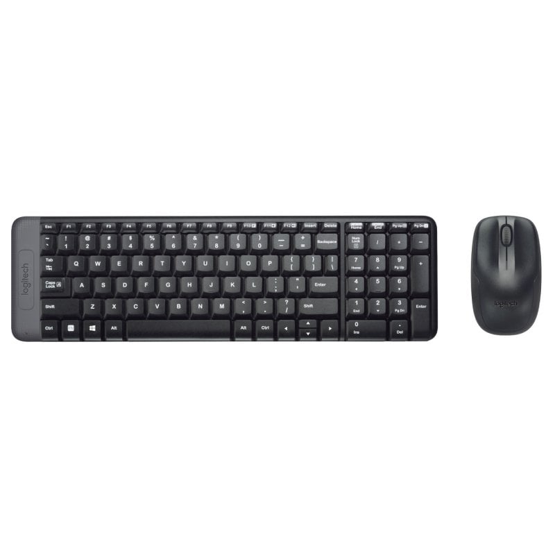 Image of Tastiera Logitech Wireless Combo MK220 Mouse incluso RF wireless QWERTY Italiano Nero