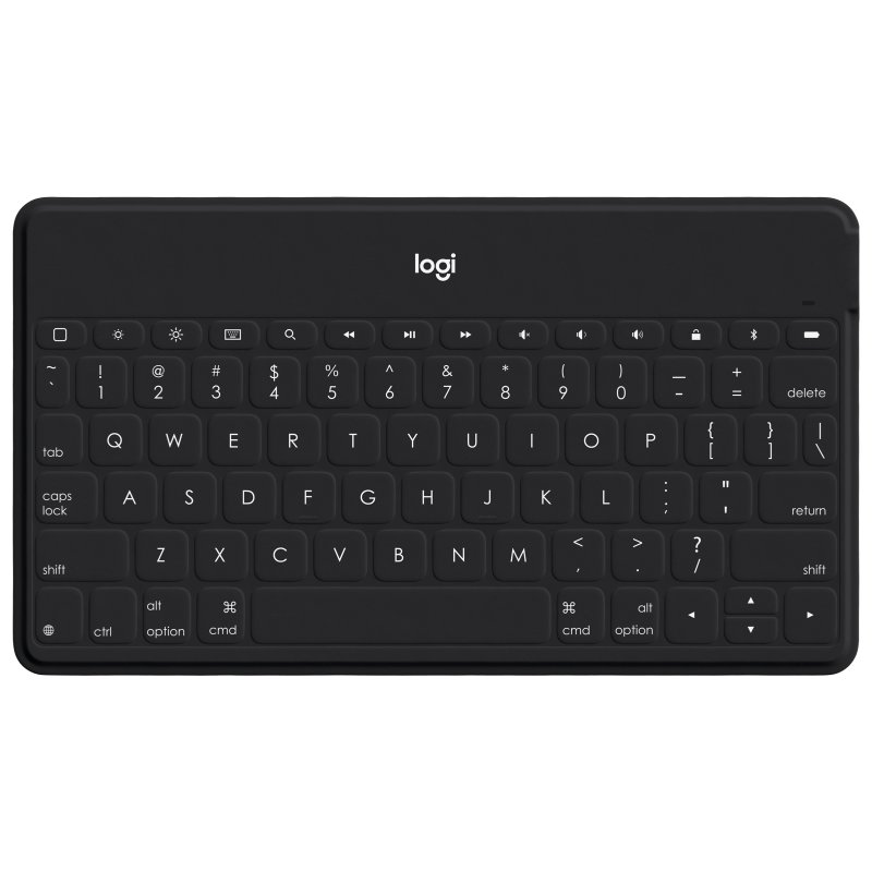 Image of Logitech Keys-To-Go Nero Bluetooth QWERTY Italiano