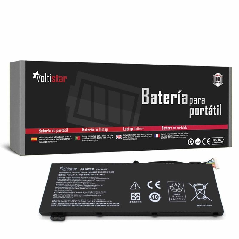 Modèles de batterie d'ordinateur portable Acer Nitro 5 AN515-54 AN515-55 Aspire A715-74G Predator Triton 300 PT315-51P N AP18E7M
