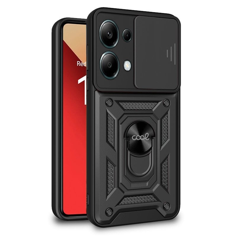 Cool Funda Hard Ring Negro para Xiaomi Redmi Note 13 Pro