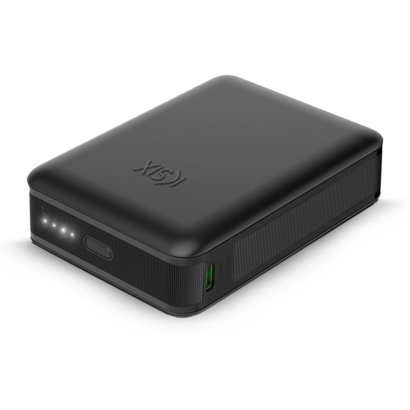 Image of Ksix BPB10HD01 Powerbank ultra compatto 22,5 W da USB-C a USB-C 10.000 mAh Nero