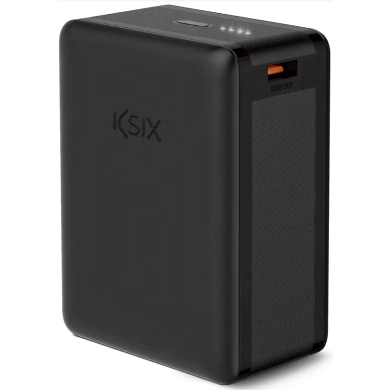 Image of Ksix BPB30HD01 Powerbank ultracompatto 65W da USB-C a USB-C 30.000mAh Nero