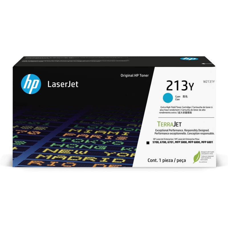 Cartuccia toner ciano LaserJet HP 213Y